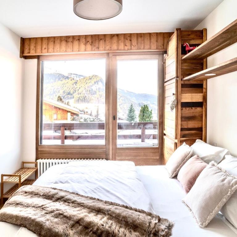 Wonderful flat in Megeve - Beautiful view on surrounding mountains - Appartement 3 Chambres - 4