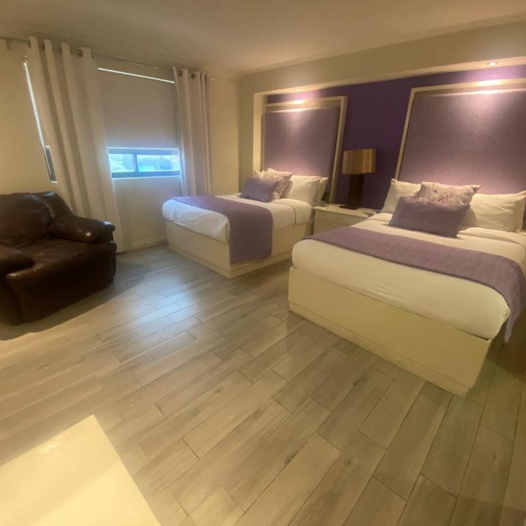 Rose Hotel - Deluxe Double Room with Two Double Beds - 1