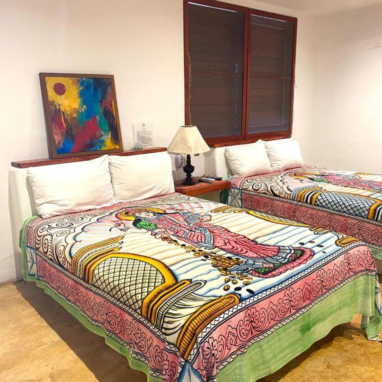 Casa de las Olas Surf & Beach Club - Habitación Doble - 2 camas - 5