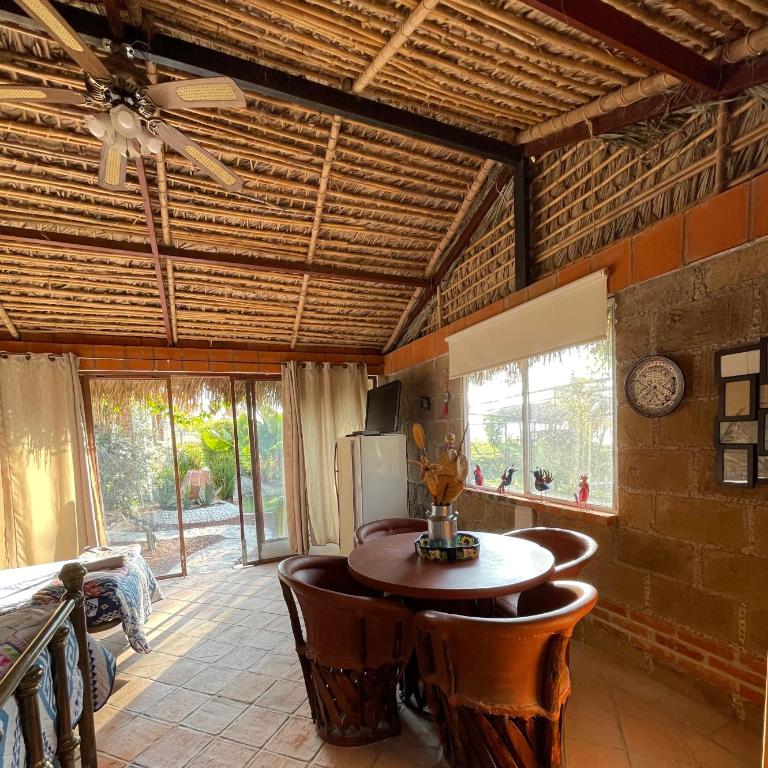 Jardín Quinta Las Fuentes Cabañas, Valsequillo. PUEBLA - Casa con 1 dormitorio - 3