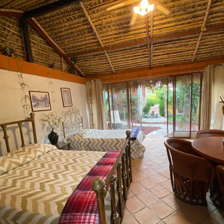 Jardín Quinta Las Fuentes Cabañas, Valsequillo. PUEBLA - Casa con 1 dormitorio - 8