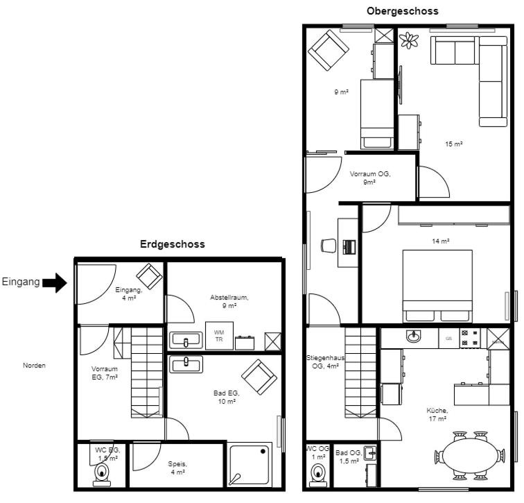 110m2 Basecamp - Dolomiten, Weissensee und Adria - Apartment mit 2 Schlafzimmern - 33