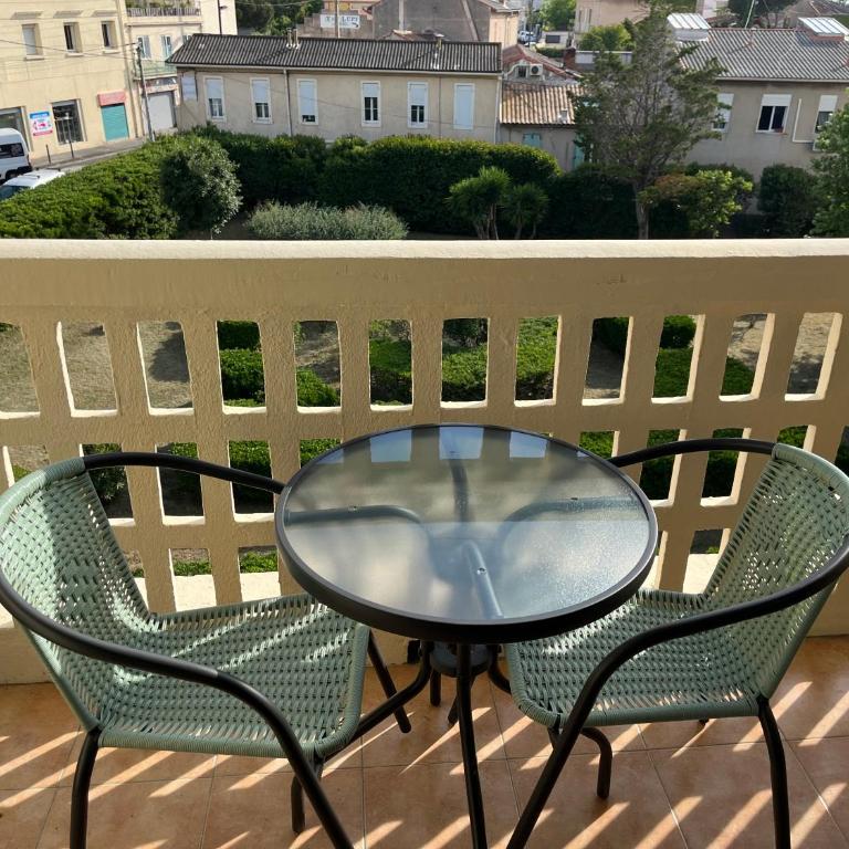 Sun escape, appart rénové climatisé 3 pièces 4-6 pers, 350m de la plage - Appartement 2 Chambres - 42