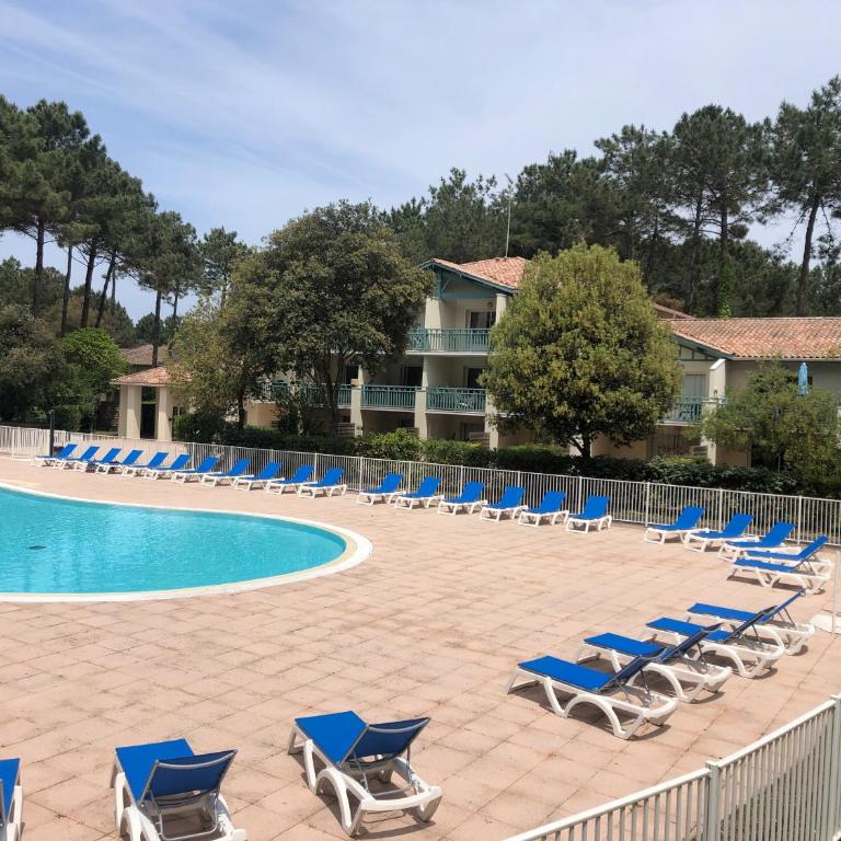 Bel appartement lumineux à Vieux Boucau avec piscine chauffée - Résidence Domaine du Golf de Pinsolle - Appartement avec Terrasse - 18