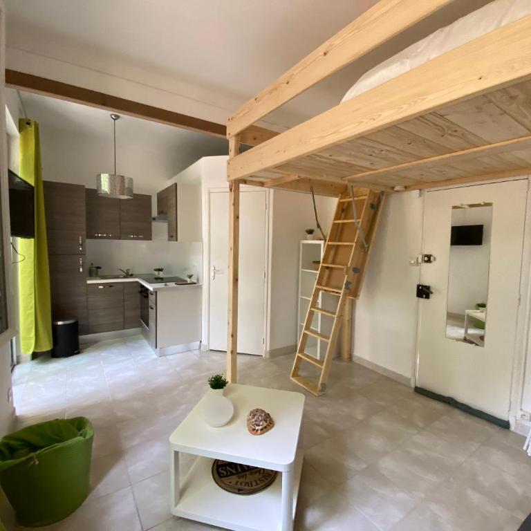 L Annexe 50m de la plage - Studio mit Gartenblick - 9