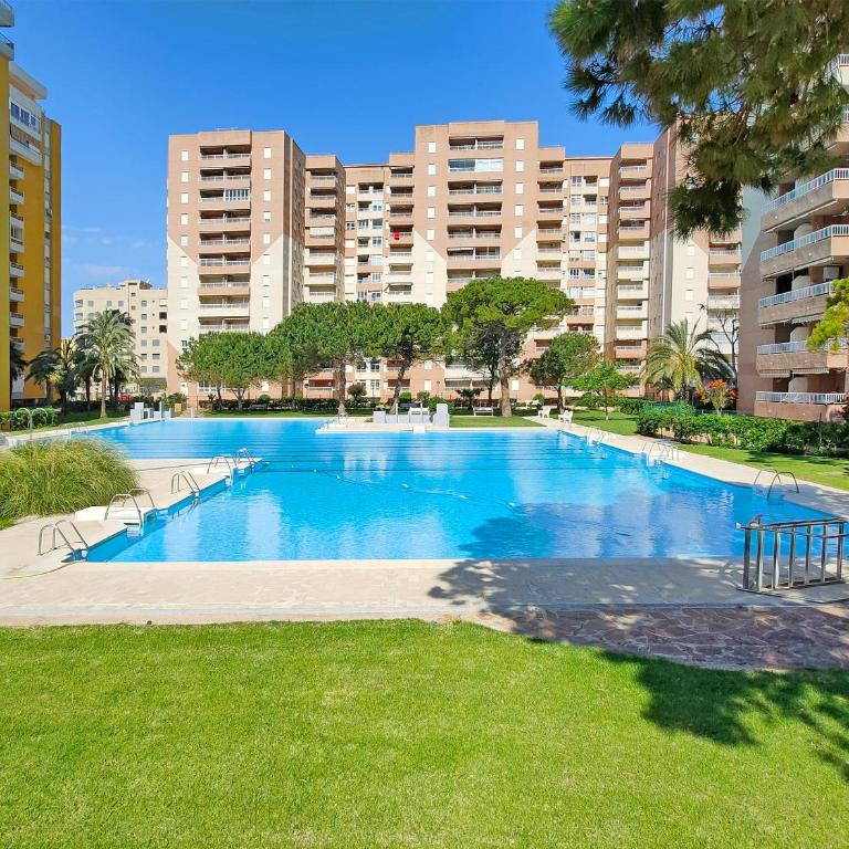 Global Vacacional, Practico apartamento con piscina en Residencial Brezo Canet - Apartment - 29