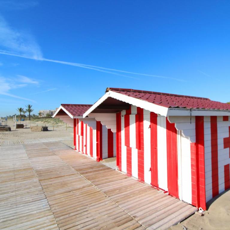 Global Vacacional, Practico apartamento con piscina en Residencial Brezo Canet - Apartment - 46