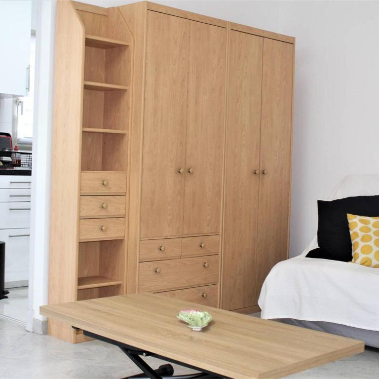 Studio en RDJ avec jardin, plage à 3m, clim et parking, Villeneuve-Loubet - FR-1-252A-74 - Appartement - 3