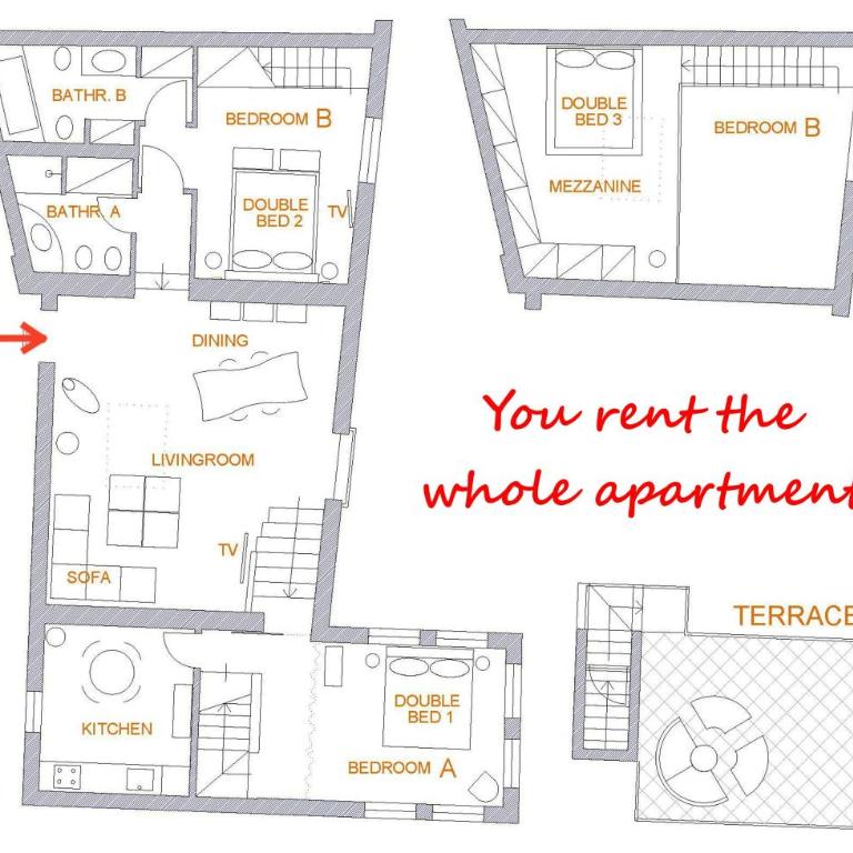 Casa Santa Sofia - Three-Bedroom Apartment - 30