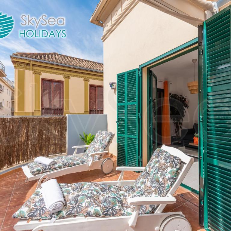 SkySea Holidays CITY CENTER SUITES - Suite Dúplex Familiar con terraza - 9