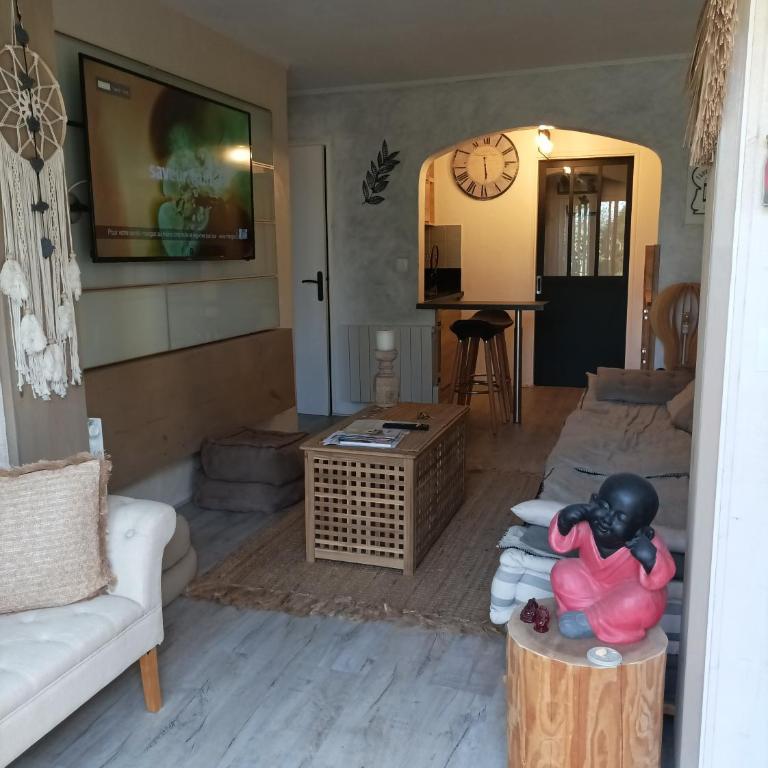Escapade Cocooning résidence avec piscine Rez de jardin Fibre Orange - Appartamento con 1 Camera da Letto - 1