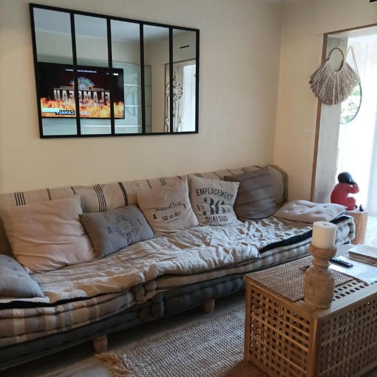 Escapade Cocooning résidence avec piscine Rez de jardin Fibre Orange - Appartamento con 1 Camera da Letto - 12