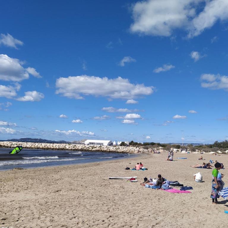 Sun escape, appart rénové climatisé 3 pièces 4-6 pers, 350m de la plage - Appartement 2 Chambres - 61