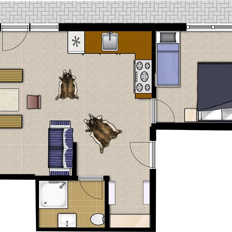 Ladinger, Landhaus - Apartment mit 2 Schlafzimmern und Dusche - 8