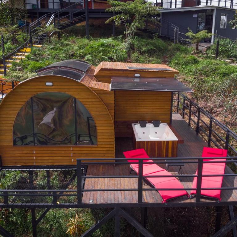 Glamping The Mountain - Suite Deluxe con bañera de hidromasaje - 11