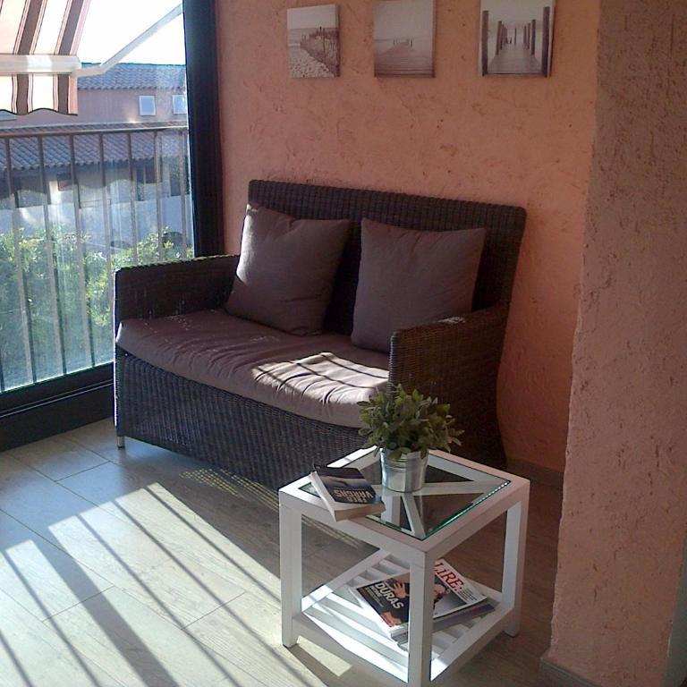 Le petit havre de mer, climatisé avec vue mer - Apartment mit 1 Schlafzimmer - 4