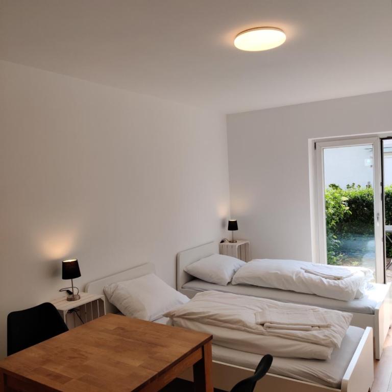 Schicke Wohnungen in Stadtnähe - Studio 8 with 2 single beds and terrace - 16
