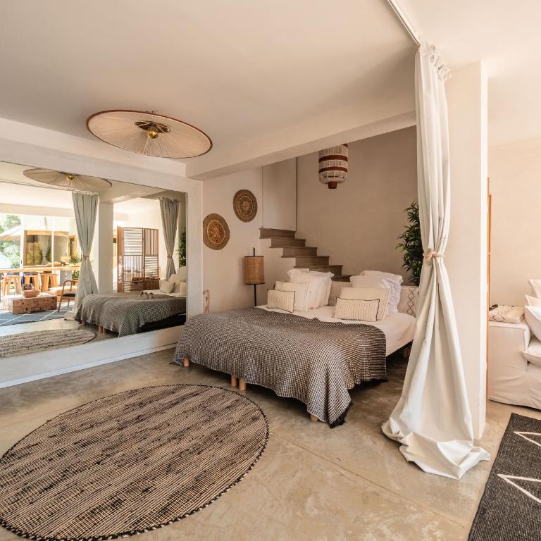 Hotel de La Plage - Mahogany - Appartement 1 chambre avec Piscine Privée et Terrasse avec Vue sur la Mer - 5