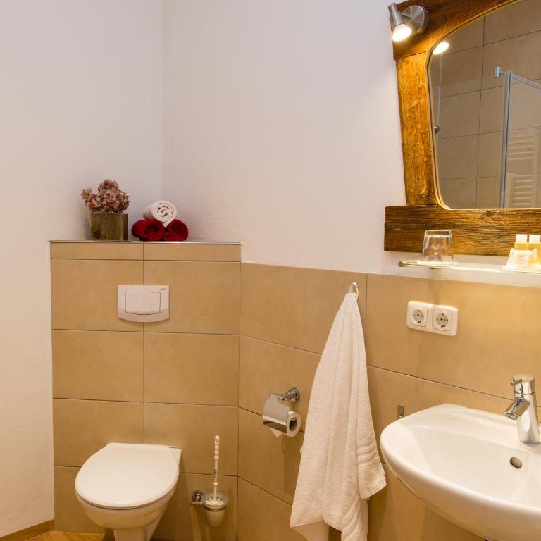 Gasthof zum Hirsch - Dreibettzimmer mit Dusche - 9