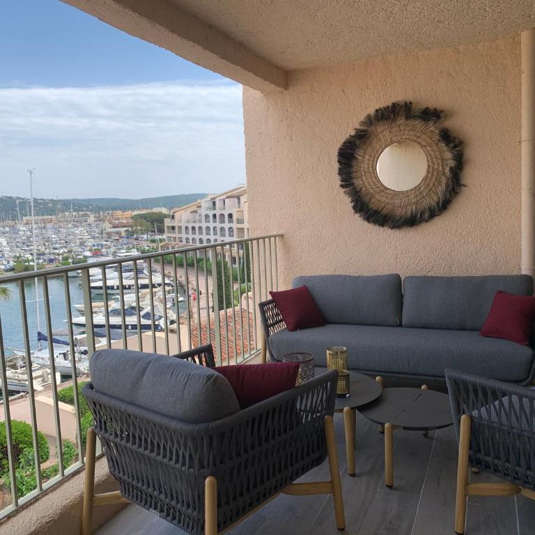 Mon Ecrin sur la marina du Golfe de St Tropez - Apartment mit 2 Schlafzimmern - 4