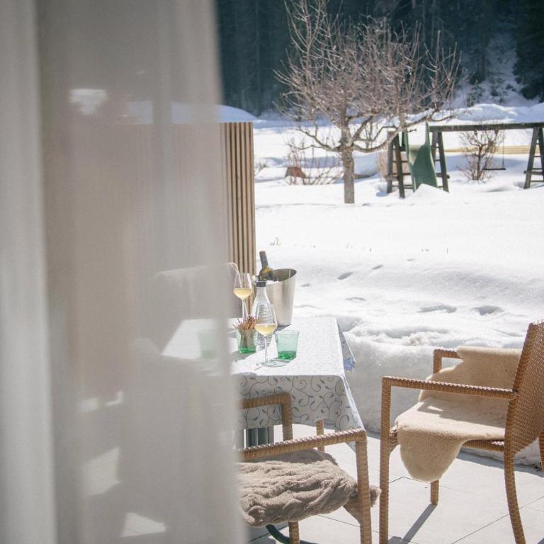 Forellenhof Appartements & Grossmutters Bungalow - Apartment mit Terrasse - 8