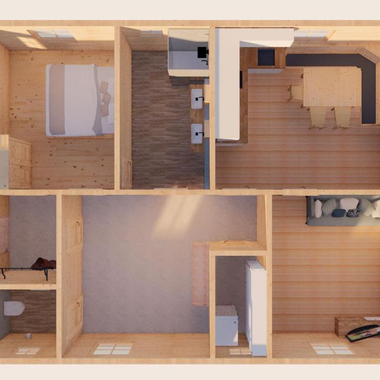 Ferienhaus Untergladner - Chalet mit 3 Schlafzimmern - 21