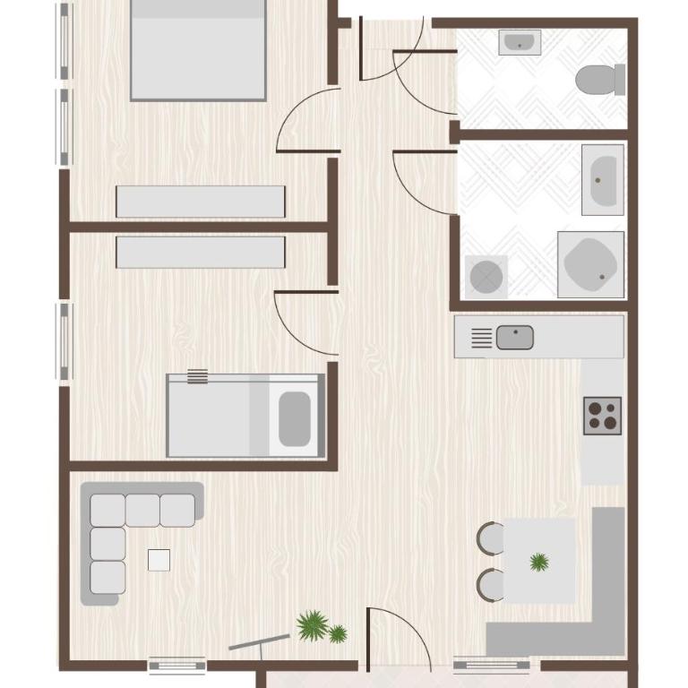 Haus Central Lofer - Apartment mit Balkon - 4
