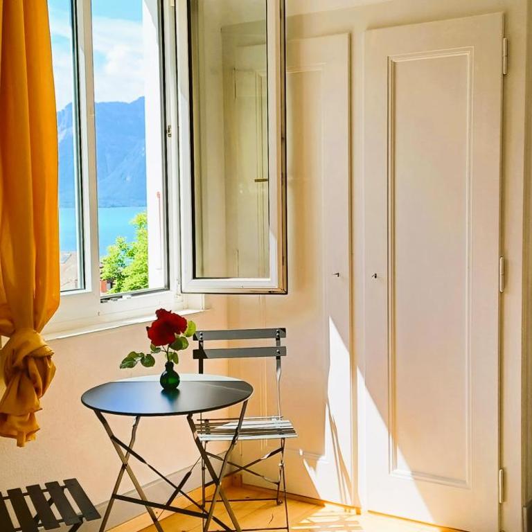 La plus belle vue du lac Léman - Doppelzimmer mit Gartenblick - 1