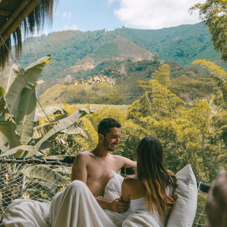 ATTRAVERSIAMO Bamboo House Boutique - Habitación Doble Deluxe - 2 camas - 7