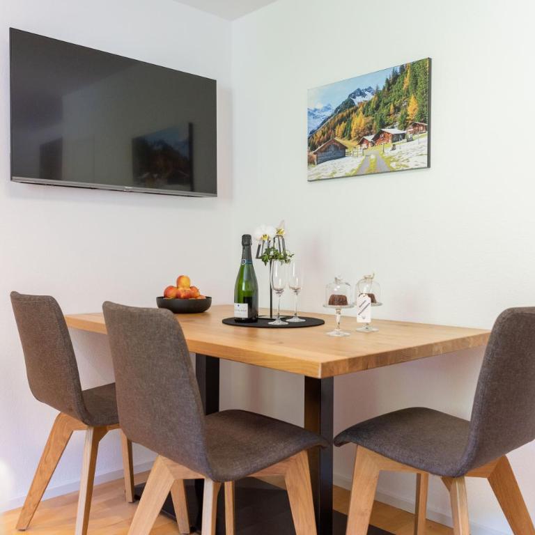 Haus Amatschon - Appartement 1 Chambre avec Douche - 5
