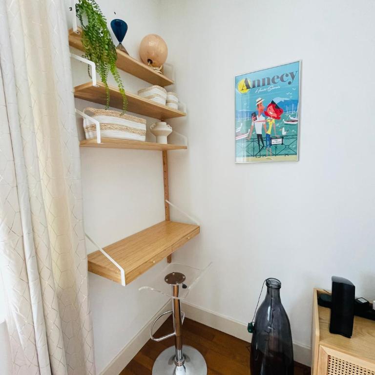 Apt 2-4 pers, charme de l'ancien, calme, vélos, Annecy centre - Apartment mit 1 Schlafzimmer - 8