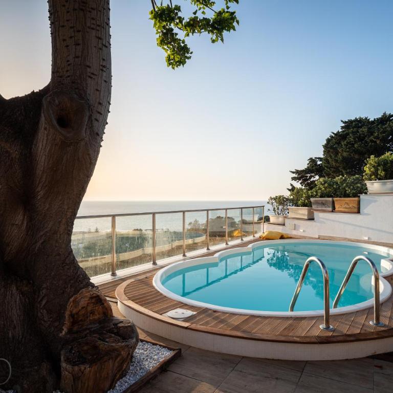 Villa vista mare con piscina riscaldata a Trappeto - Villa con 3 Camere da Letto - 21