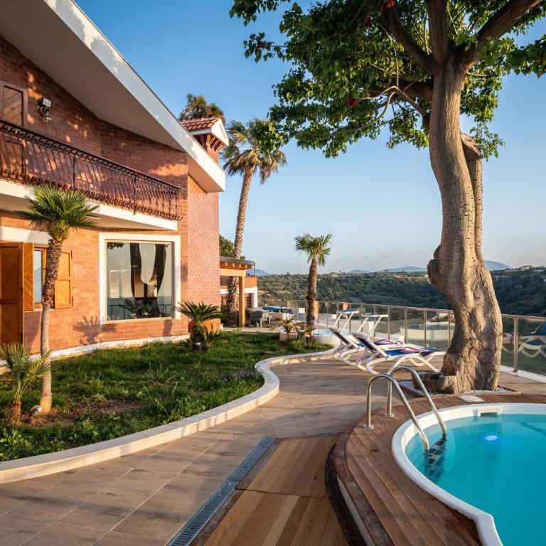 Villa vista mare con piscina riscaldata a Trappeto - Villa con 3 Camere da Letto - 28
