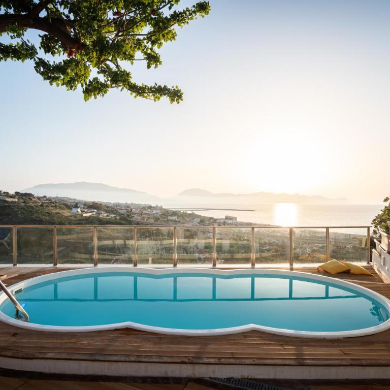 Villa vista mare con piscina riscaldata a Trappeto - Villa con 3 Camere da Letto - 2