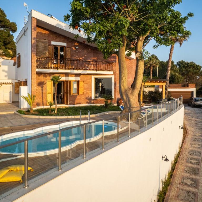 Villa vista mare con piscina riscaldata a Trappeto - Villa con 3 Camere da Letto - 31
