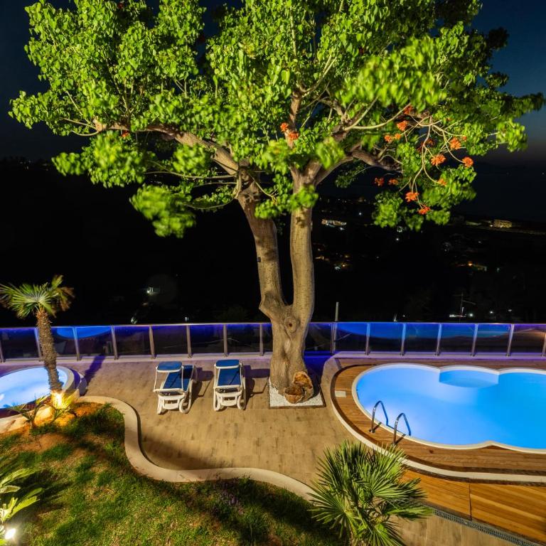 Villa vista mare con piscina riscaldata a Trappeto - Villa con 3 Camere da Letto - 34