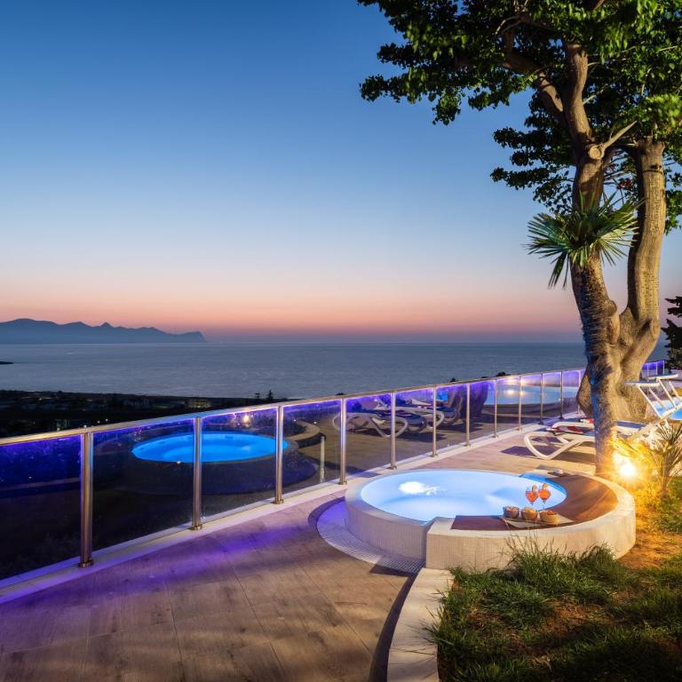 Villa vista mare con piscina riscaldata a Trappeto - Villa con 3 Camere da Letto - 47