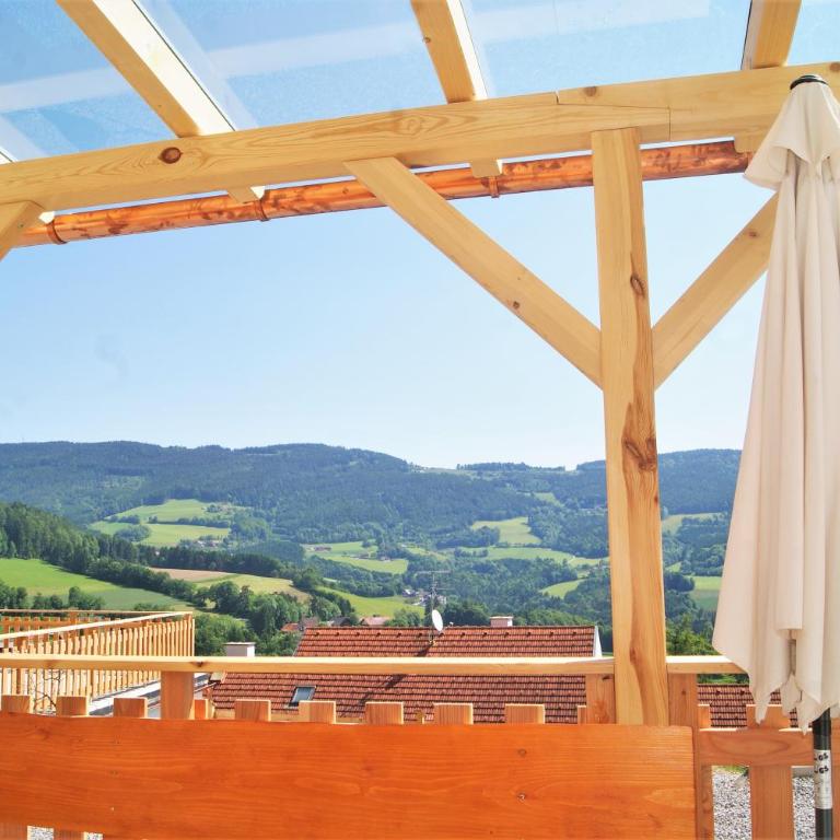 Ferienwohnung in ruhiger Lage- Panorama Terrasse, 2 SZ, rollstuhlfreundlich - Apartment mit Blick auf die Berge - 2