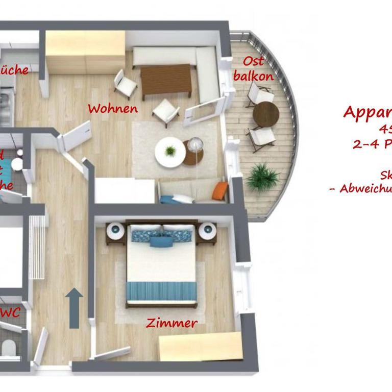 Haus Alpenrose - Appartamento con Balcone - 16