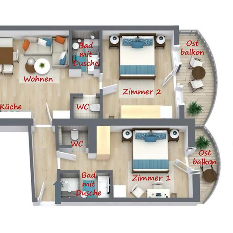 Haus Alpenrose - Appartamento con 2 Camere da Letto - 12