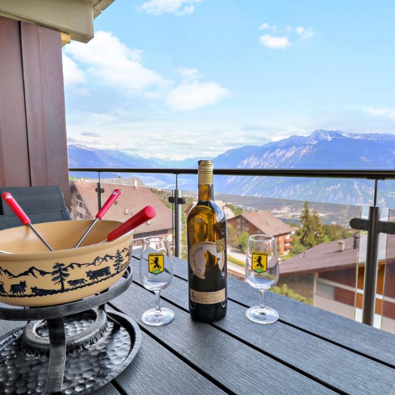 Appartement chaleureux avec une magnifique vue - Appartement 1 Chambre - 8