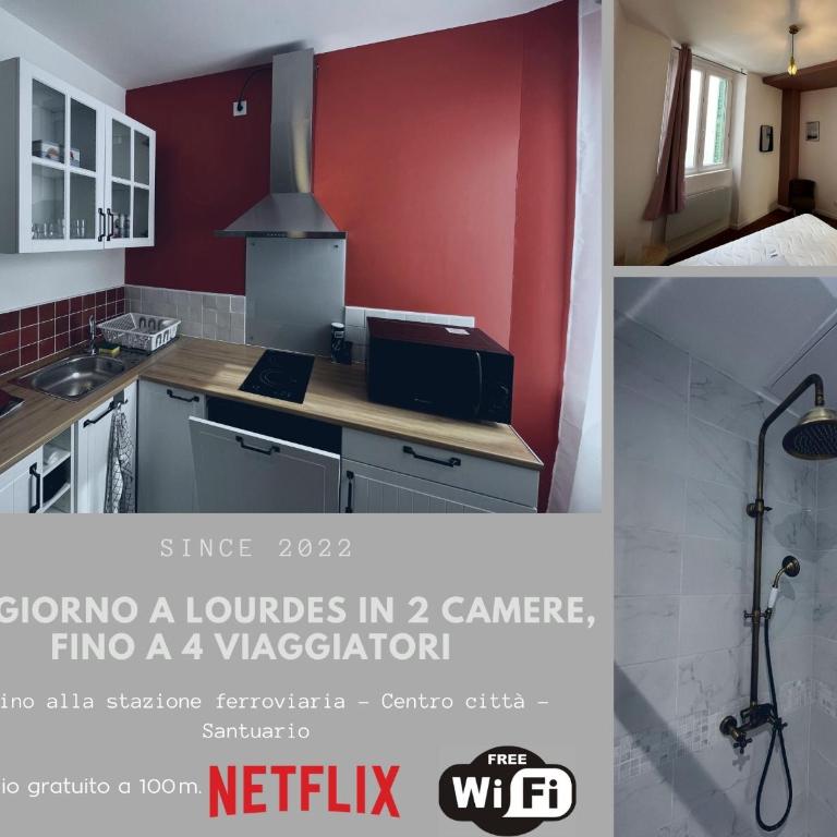 Escapade dans grand T2 de charme avec terrasse - Proche Gare et Centre ville - One-Bedroom Apartment - 6