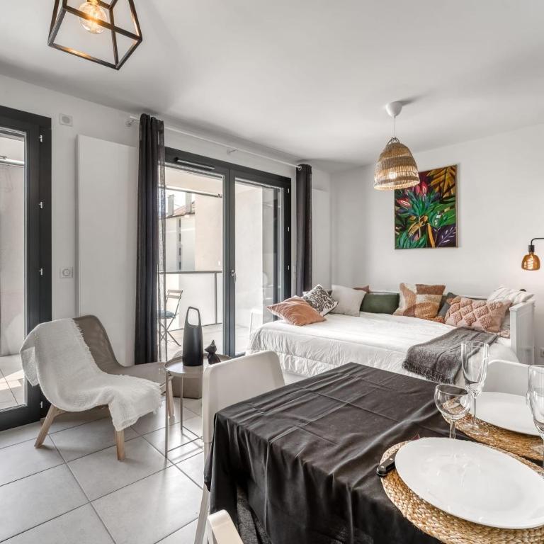 Emergence - Beautiful studio for 2 people balcony and garage - Apartment - 13
