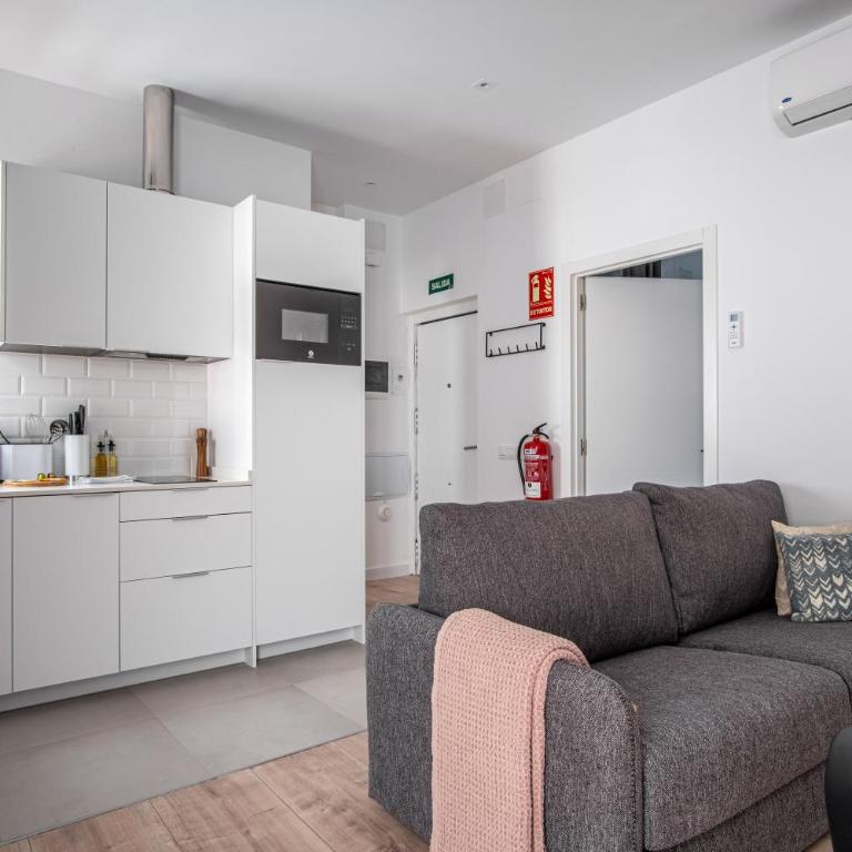 Limehome Madrid Calle Ave María - estancia temporal - One-Bedroom Apartment with Terrace - 9