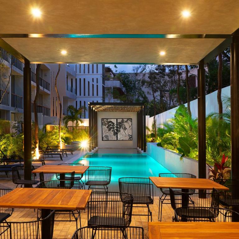 Private Rooftop Studio with Pool - Tulum La Veleta - A307 - Apartamento de 1 dormitorio - 9