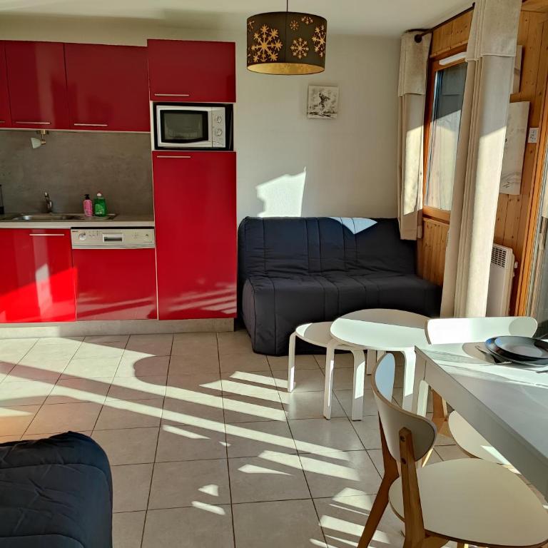 Studio & piscine intérieure, vue Mont D'Arbois - Appartement 1 Chambre - 11