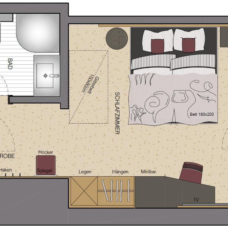 Aparthotel Bergland - Doppelzimmer - 4