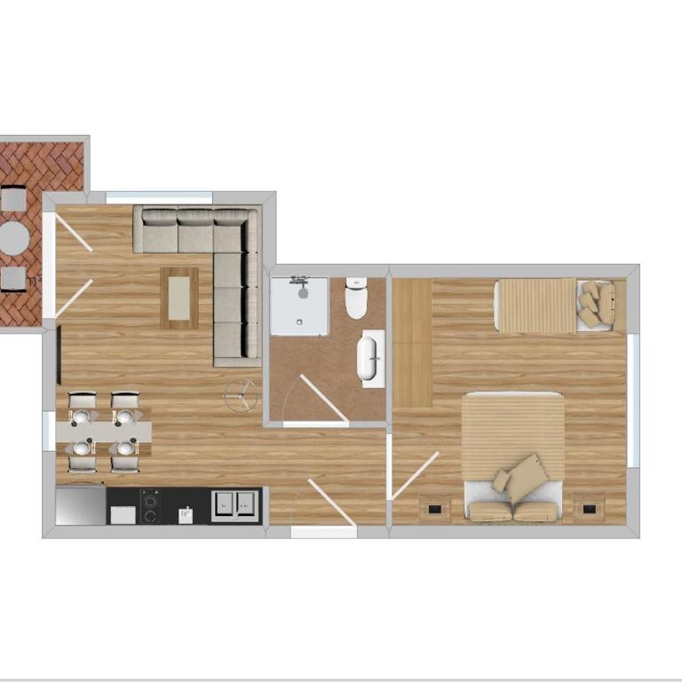 Apartmani Bijelic - Apartment with Terrace - 19