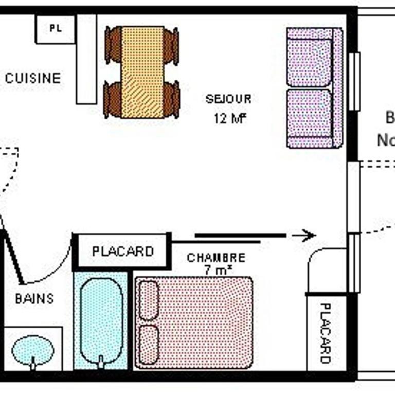 Appartement cosy 4 pers, Termignon, pied des pistes, Wifi - FR-1-508-99 - Appartement (4 Adultes) - 2