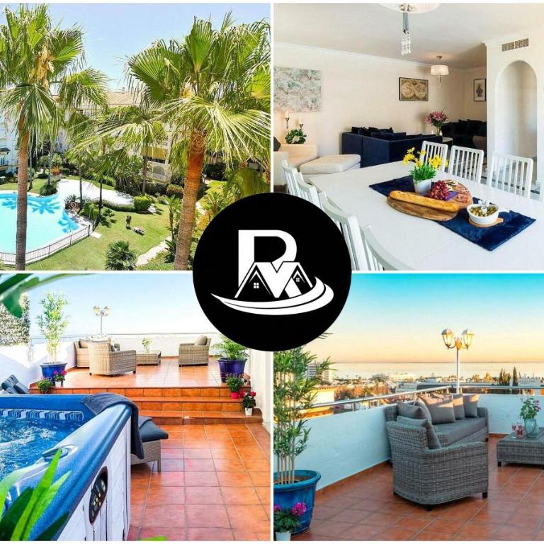 ✰ Luxurious 5 Bedroom PENTHOUSE. Sea Views. Hot Tub. BBQ. Golden Mile - Apartment - 1